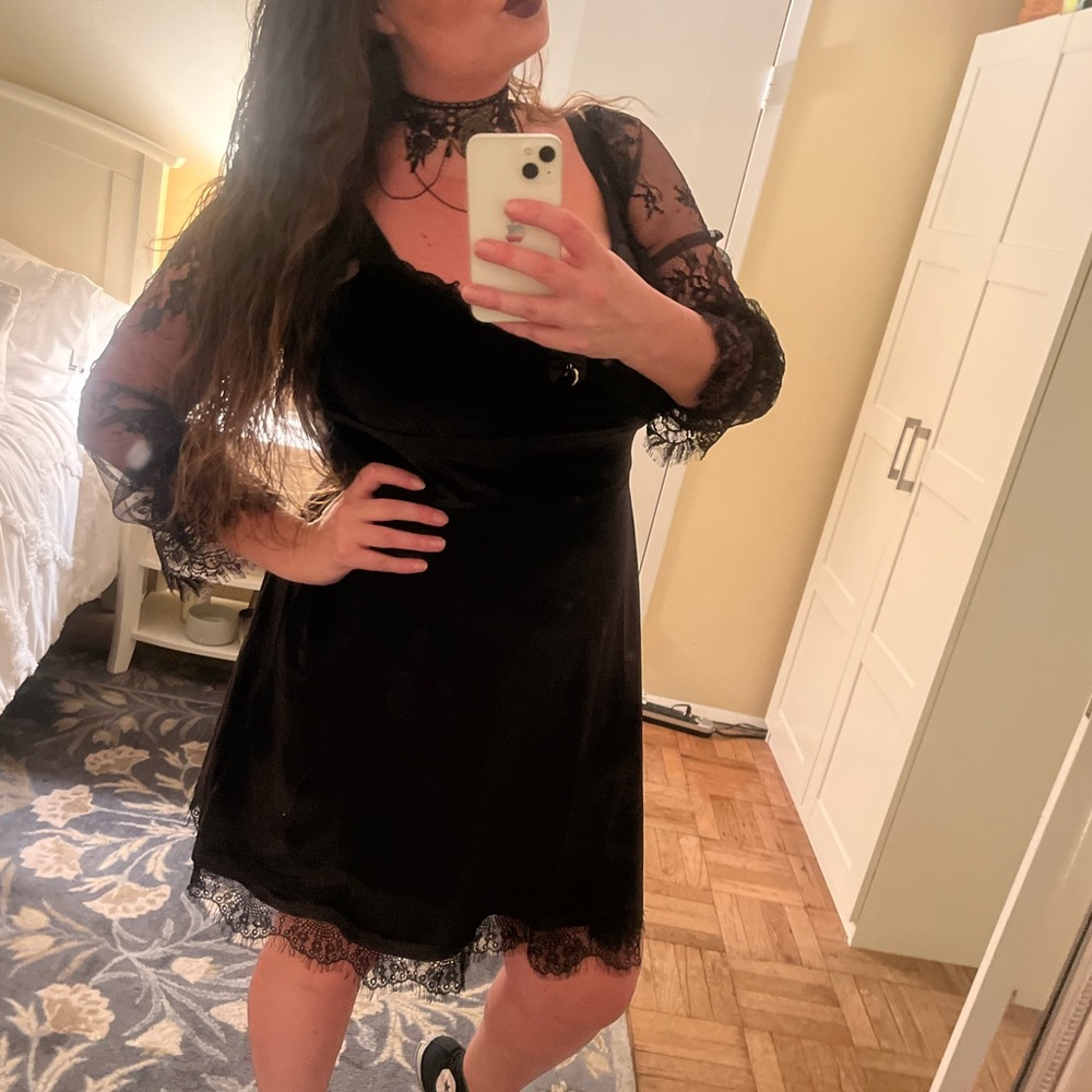 Black “Wednesday” dress
